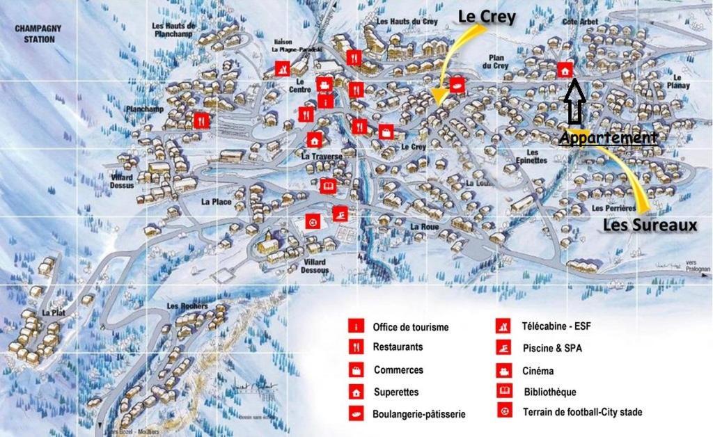 Le Croe De Joie Et Soleil, Appart 4-6P Tout Confort Idealement Situe La Plagne Kültér fotó